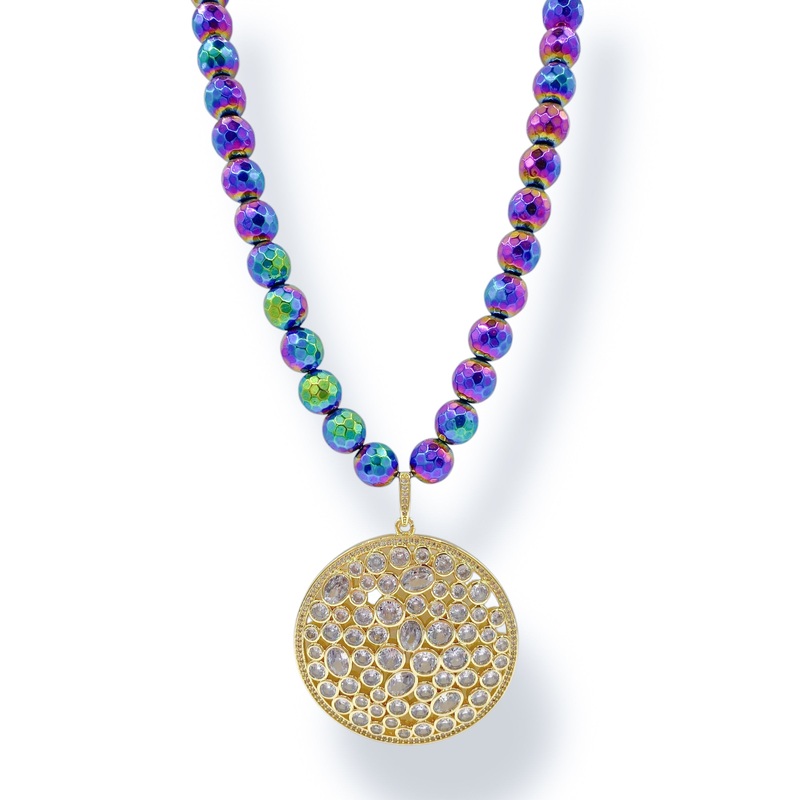 Virtue Cross The Board Beaded Necklace – FINAL SALE