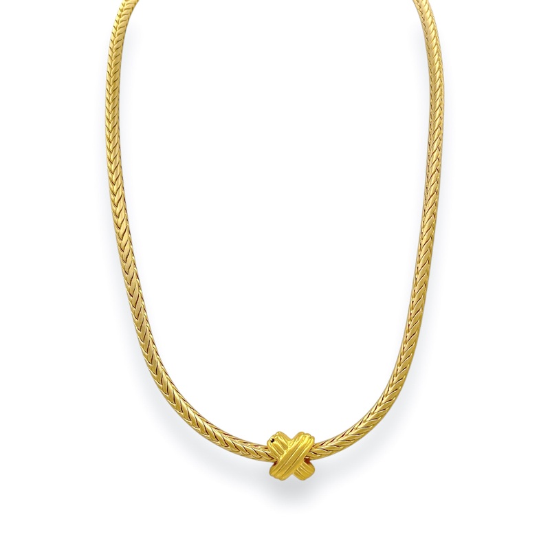Virtue Don’t Cross Me Chain Necklace