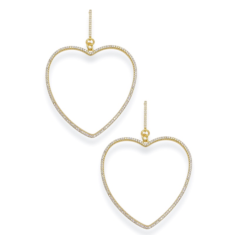 Virtue Endless Love Heart Earrings