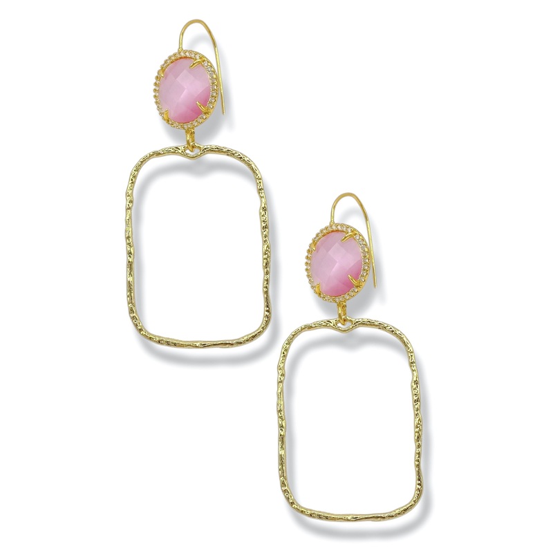 Virtue Jennie Blush CZ Earrings