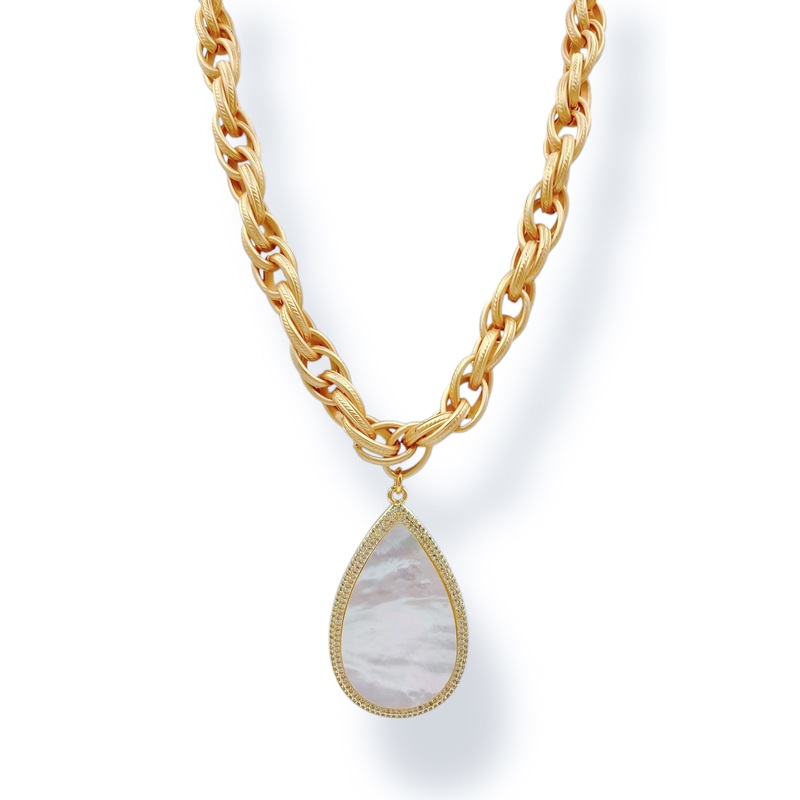 Virtue Keeping Secrets MOP Chain Necklace