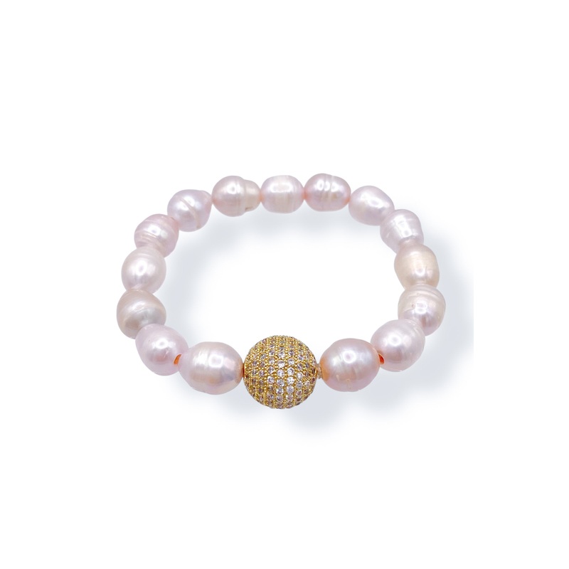 Virtue Moment In Time Blush Pearl Beaded Bracelet