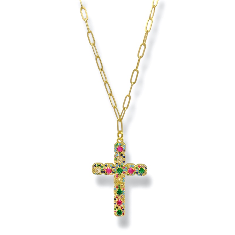 Virtue Purpose Cross Chain Necklace – FINAL SALE