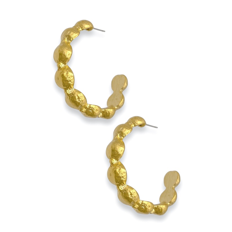 Virtue The Abby Luxe Thick Studded Hoop Earrings – FINAL SALE