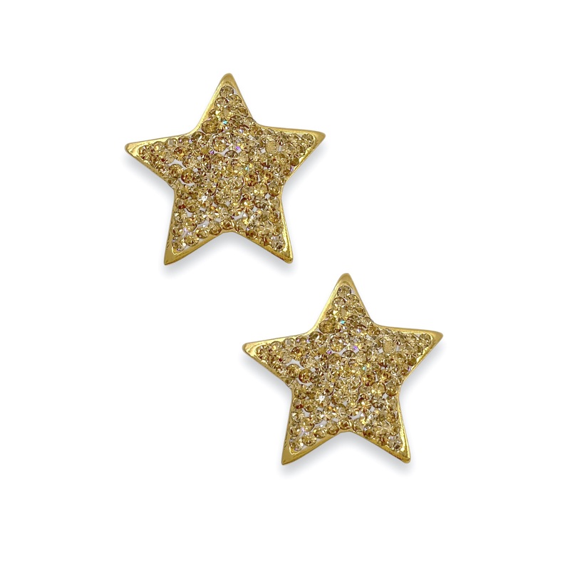 Virtue The Stella Luxe Marcasite Star Earrings