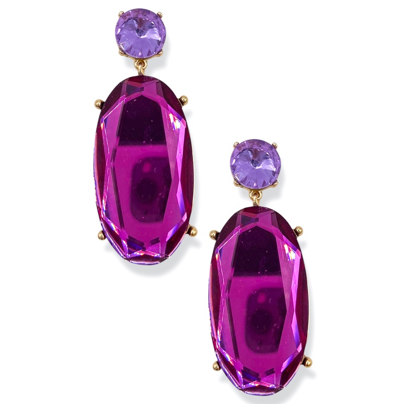 Head Over Heels Oval Drop Earrings – FINAL SALE