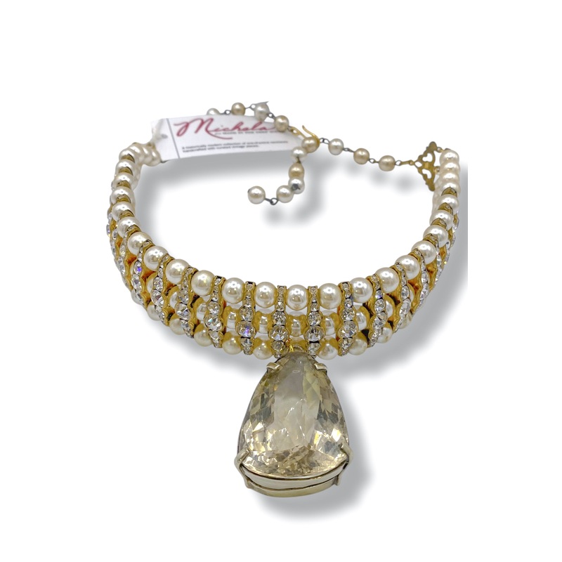 Made In the Deep South 1960s Clear Quartz 1940s Necklace