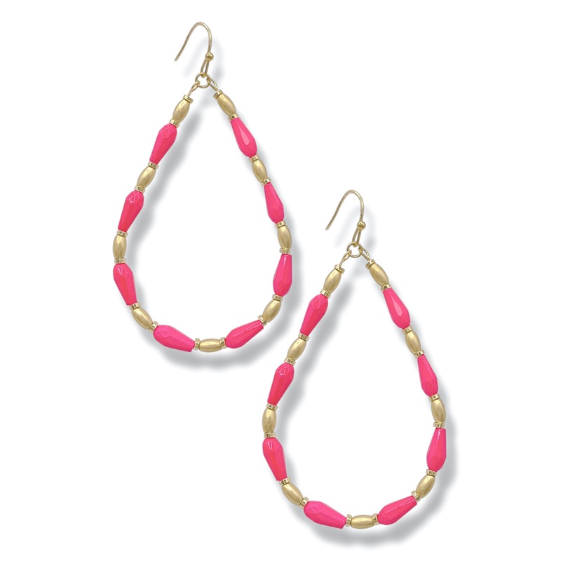 Rosie Teardrop Bead Earrings *Final Sale*