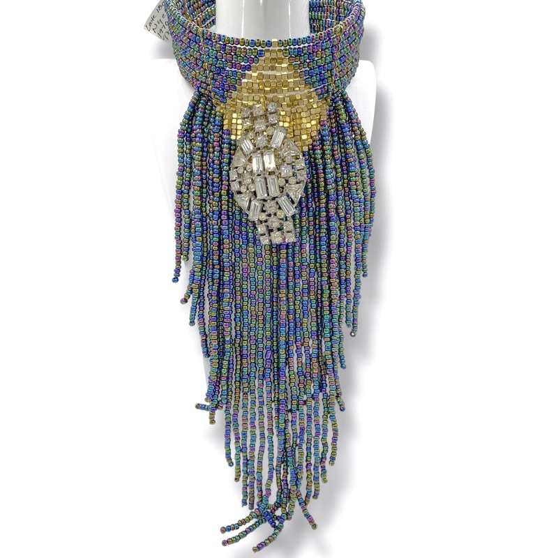 Made In The Deep South Late 1800s Brooch 1970s Necklace