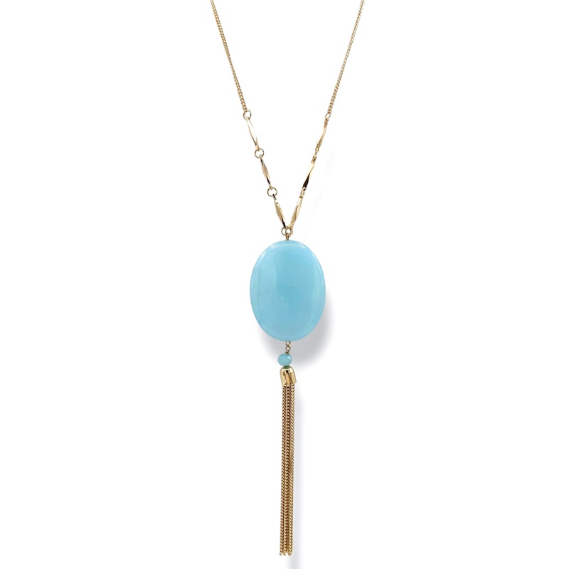 Talton Stone Tassel Long Necklace