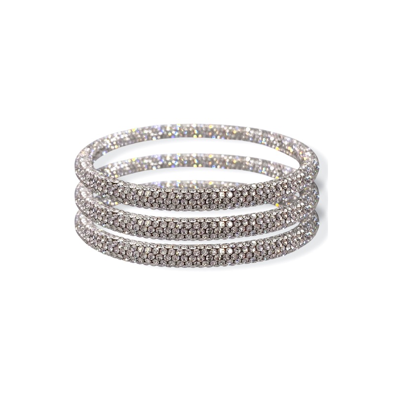 Bright Like A Diamond Rhinestone Bracelet Set