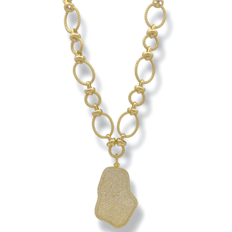 Virtue On The Fence Puddle Chain Necklace *Final Sale*