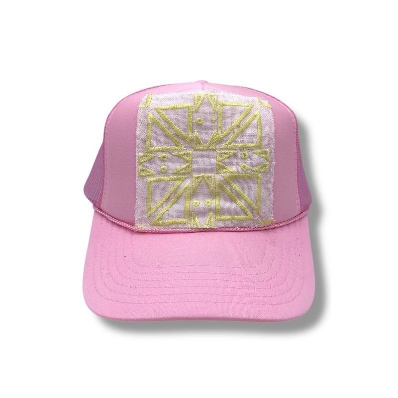 Kilim Trucker Hat – Baby Pink 13