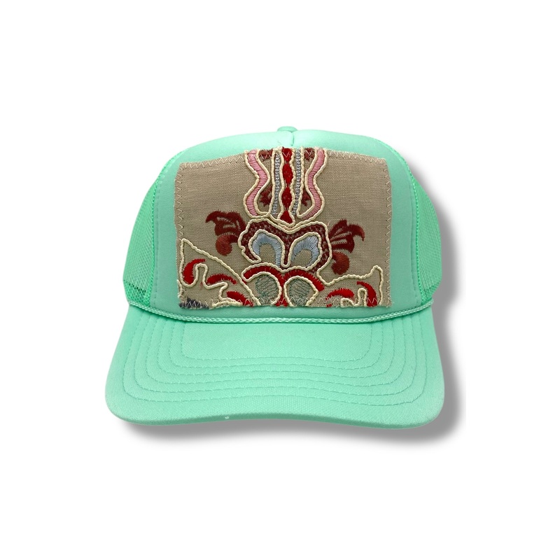 Kilim Trucker Hat – Seafoam 13