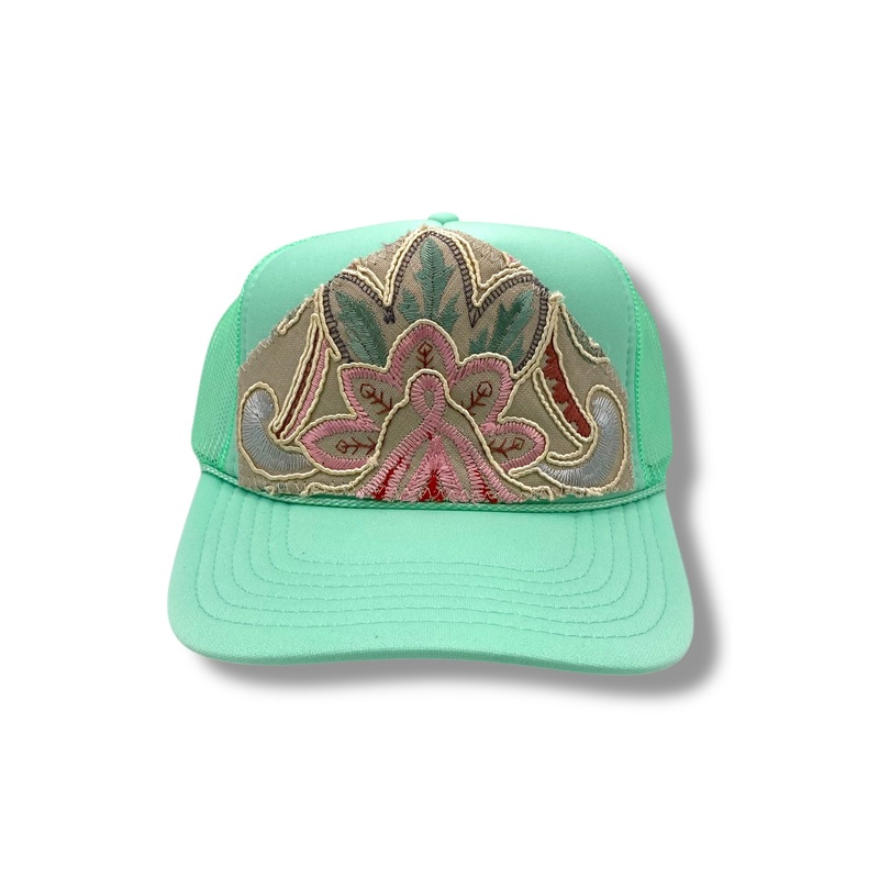 Kilim Trucker Hat – Seafoam 14