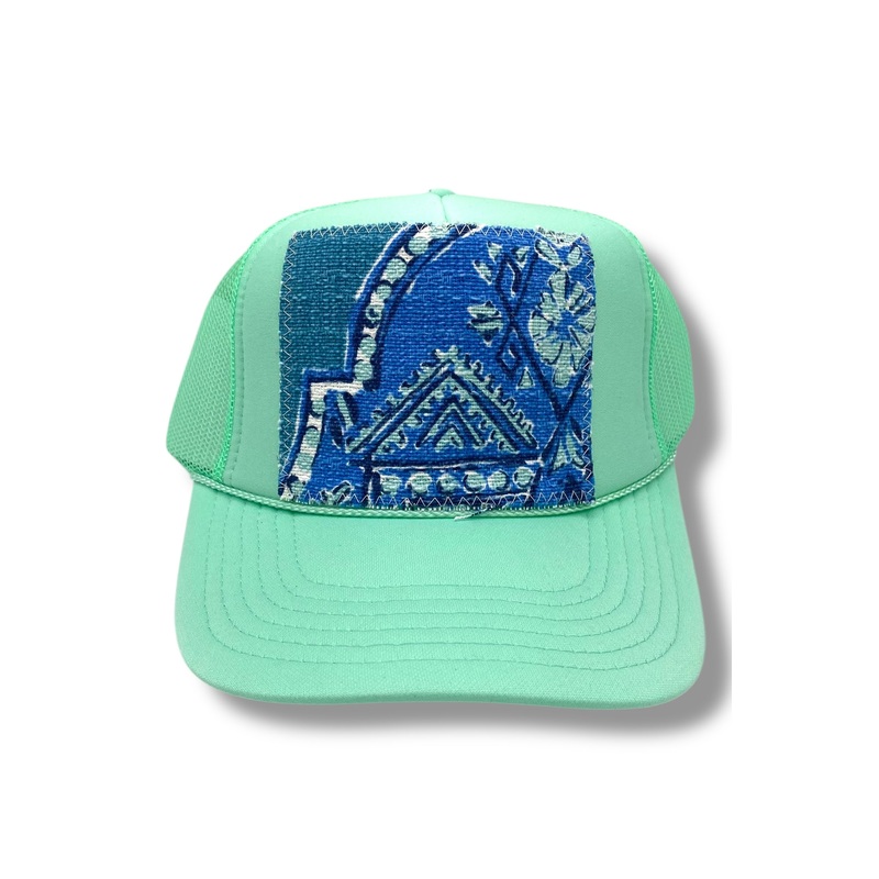 Kilim Trucker Hat – Seafoam 4