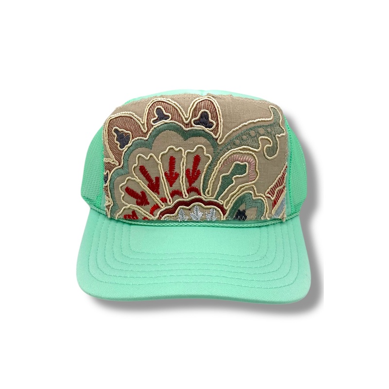 Kilim Trucker Hat – Seafoam 5