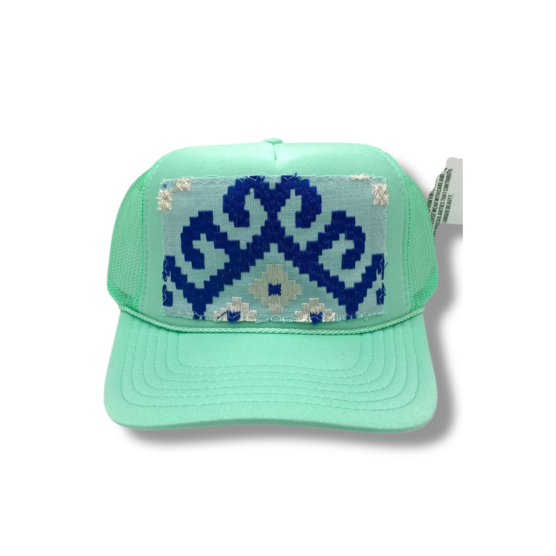 Kilim Trucker Hat – Seafoam 6