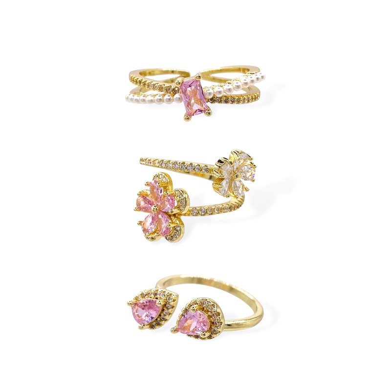 Treasure Jewels Aurora Ring Set
