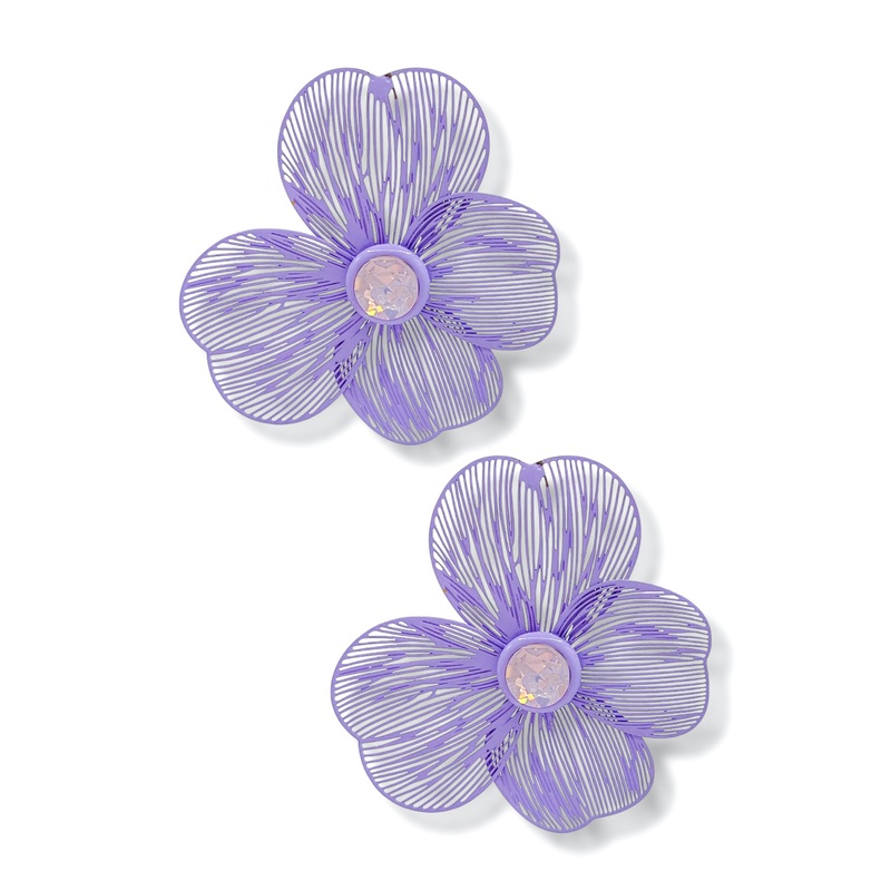 Fields of Flowers Purple Earrings – FINAL SALE