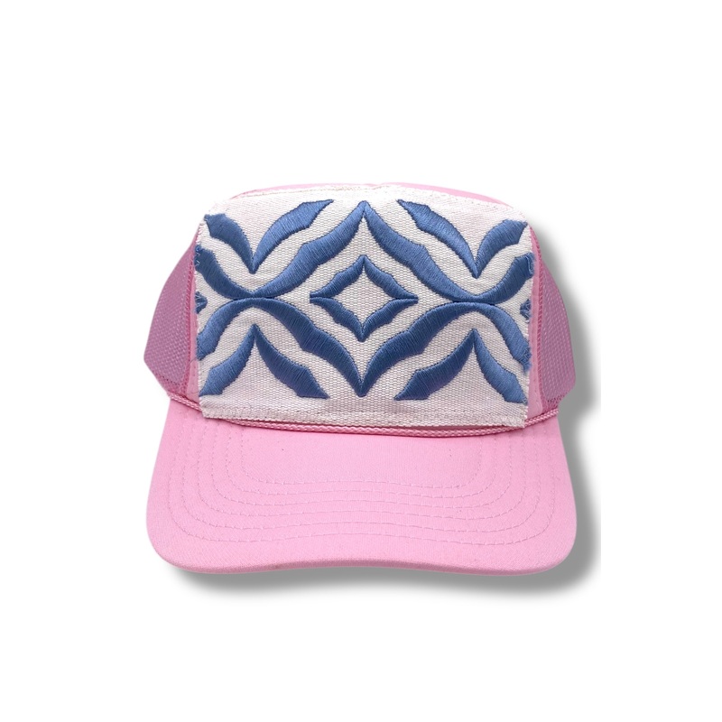 Kilim Trucker Hat – Baby Pink 3