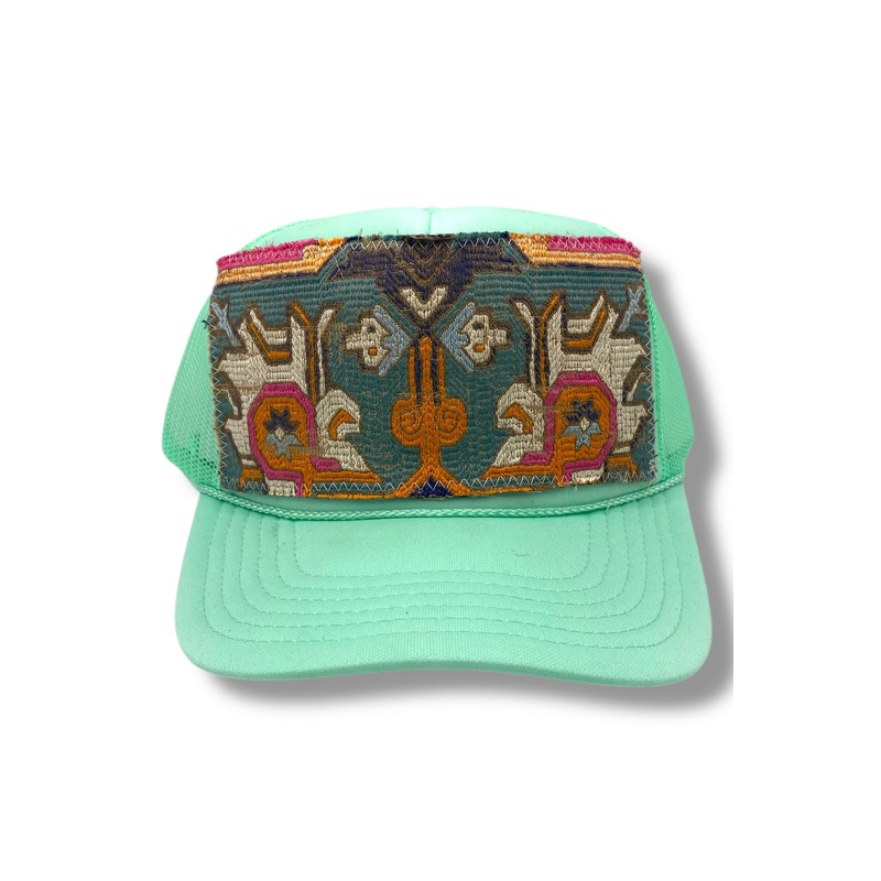 Kilim Trucker Hat – Seafoam 10