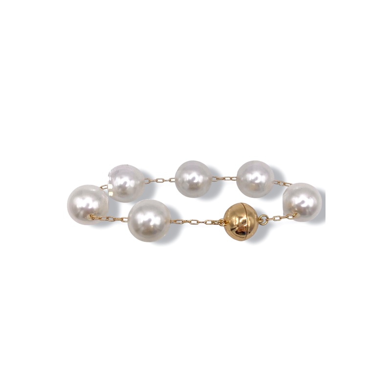 Connected To You Cream Chain Bracelet