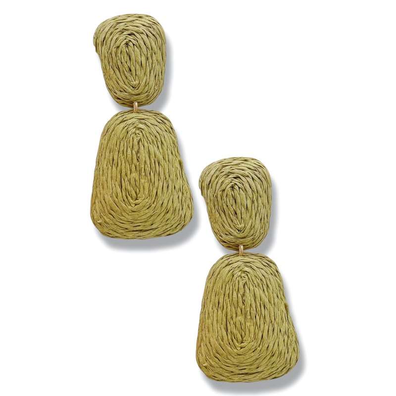 Drop The Ball Olive Earrings|Olive