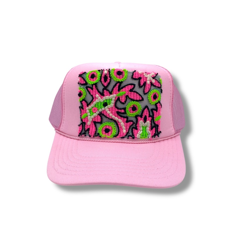 Kilim Trucker Hat – Baby Pink 8