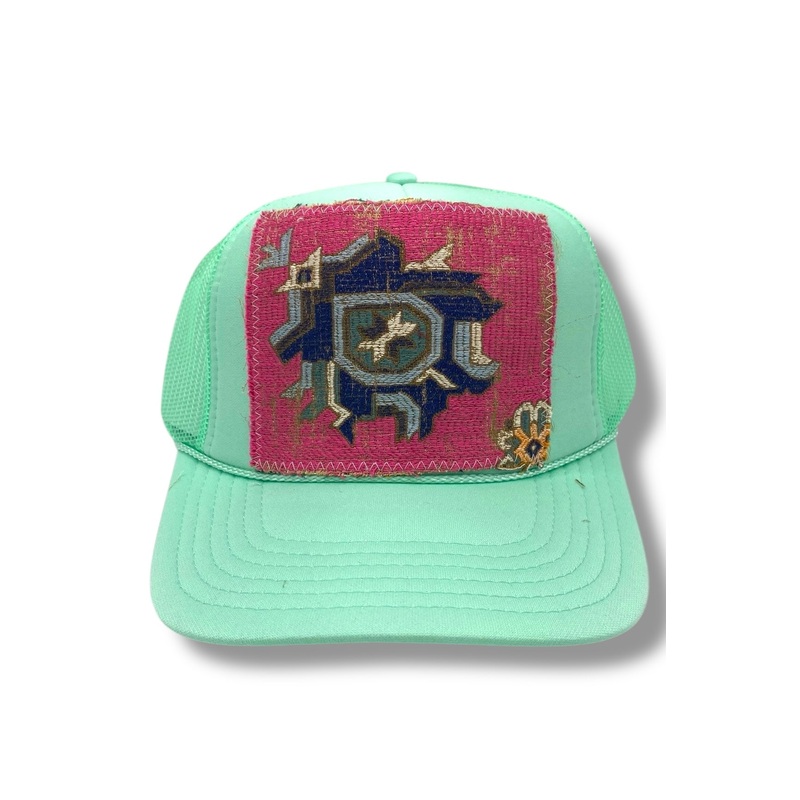Kilim Trucker Hat – Seafoam 11