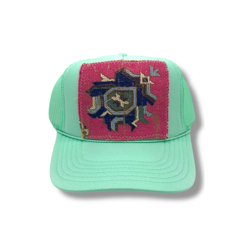 Kilim Trucker Hat – Seafoam 12