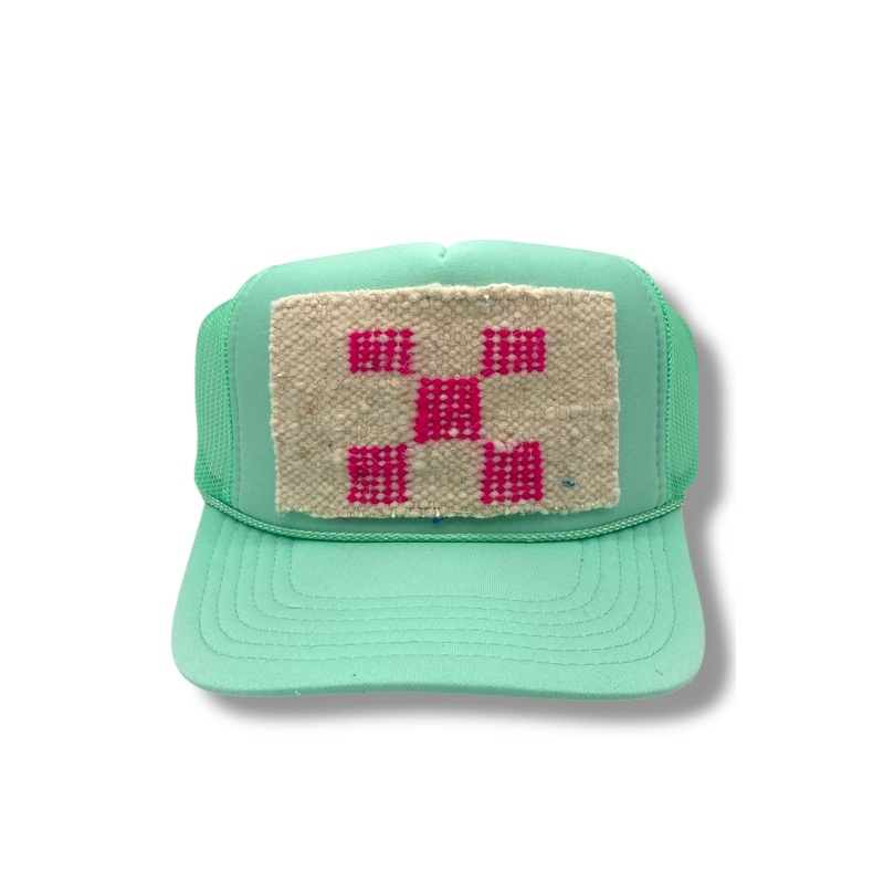 Kilim Trucker Hat – Seafoam 7