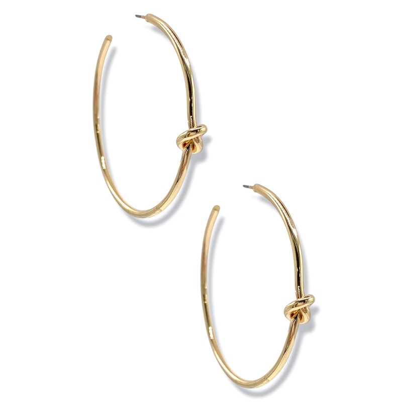 Perfect Knot Hoop Earrings *Final Sale*