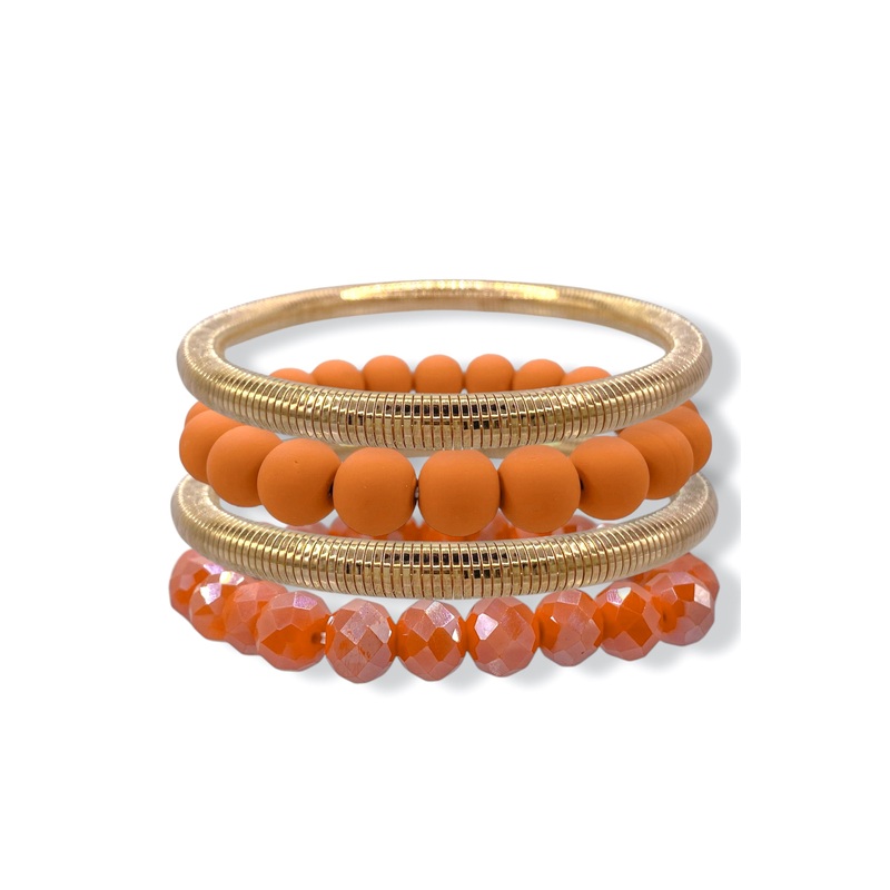 Plain Sight Orange Bracelet Set