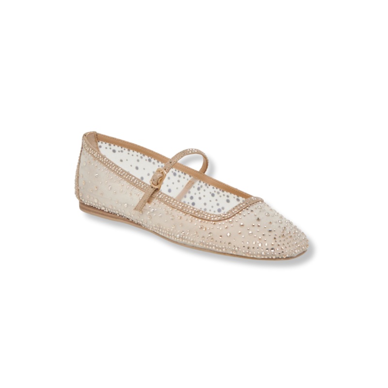 Dolce Vita Reyes Crystal Gold Mesh Flats *Final Sale*