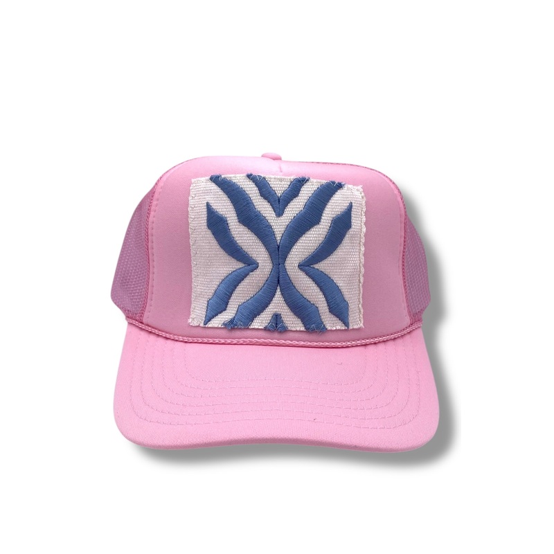 Kilim Trucker Hat – Baby Pink 4
