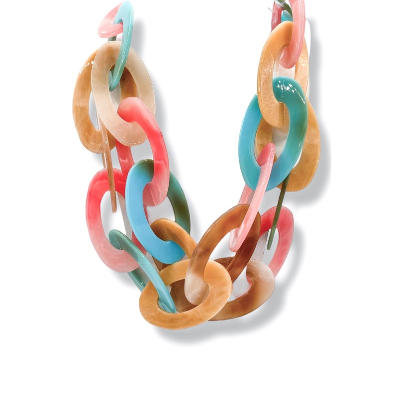 Out In The Open Multi Oval Link Layer Necklace