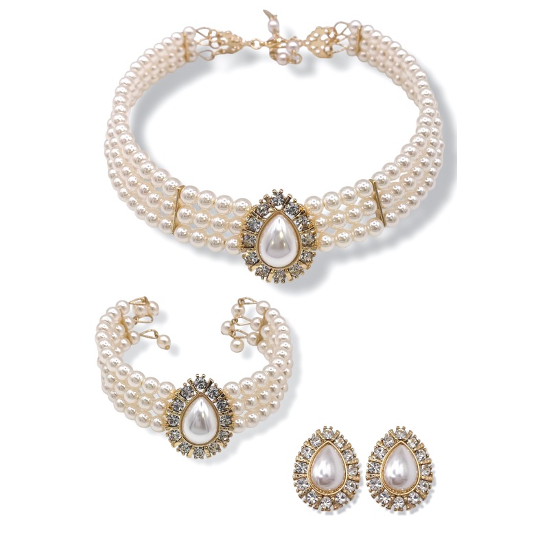 Annabella Necklace, Bracelet, Earring Set – FINAL SALE