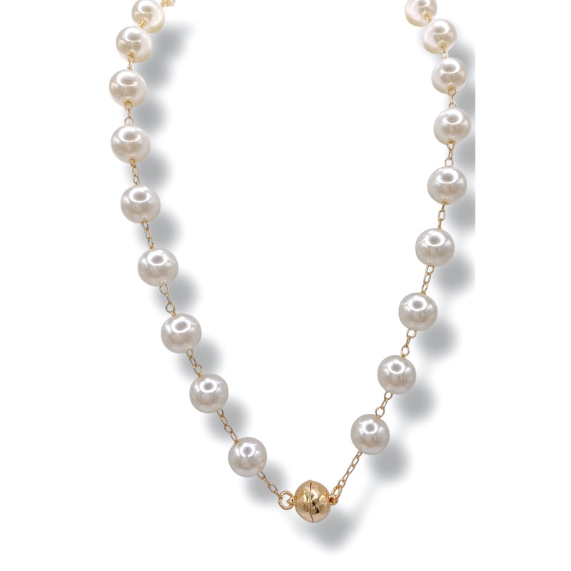 Connected To You Cream Mini Chain Necklace