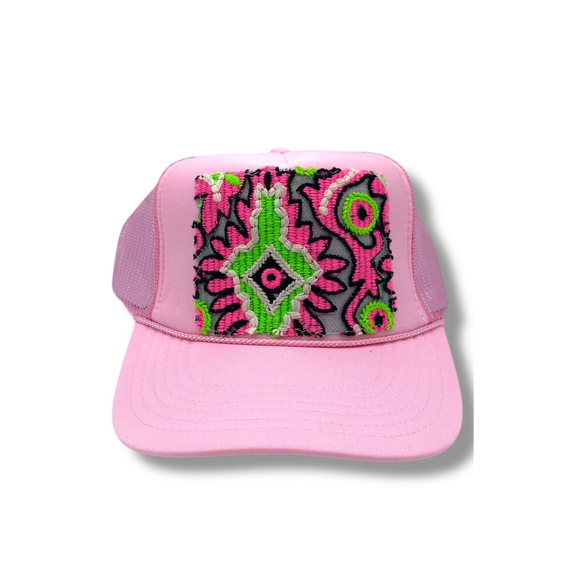 Kilim Trucker Hat – Baby Pink 9