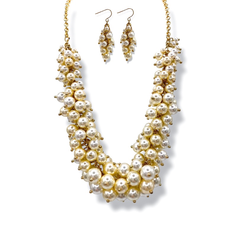 All The Pearls Statement Necklace *Final Sale*