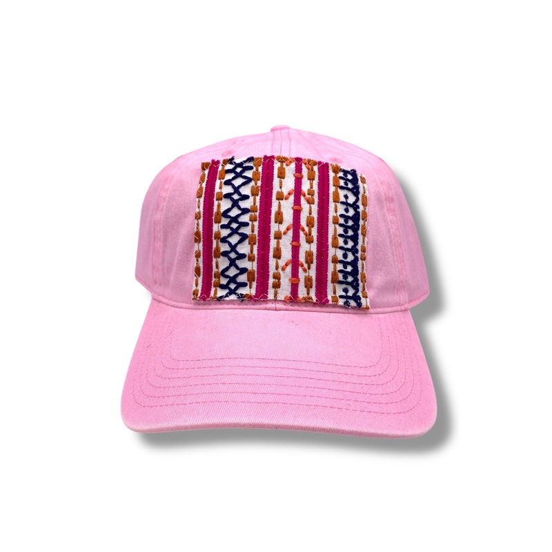 Kilim Baseball Hat Baby Pink 3