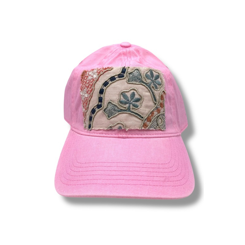 Kilim Baseball Hat Baby Pink 4