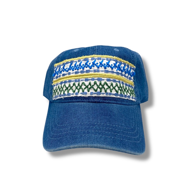 Kilim Baseball Hat Denim 3