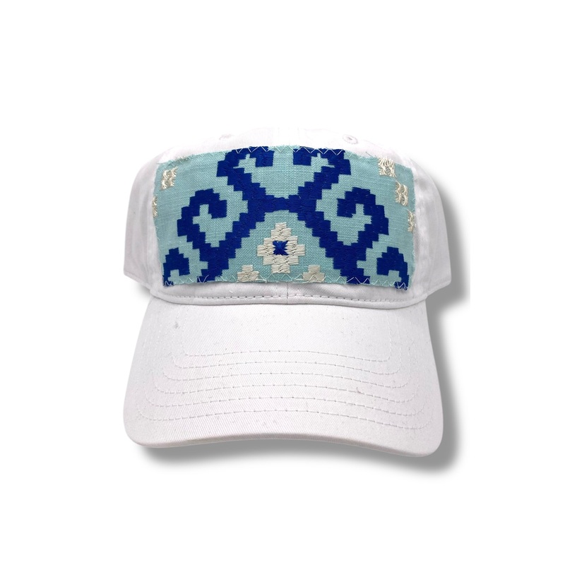 Kilim Baseball Hat White 6