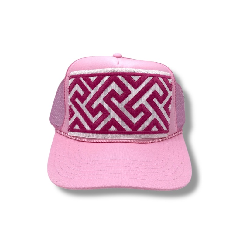 Kilim Trucker Hat – Baby Pink 18