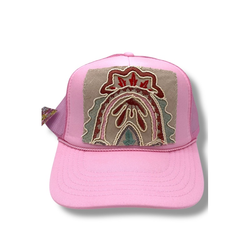 Kilim Trucker Hat – Baby Pink 51