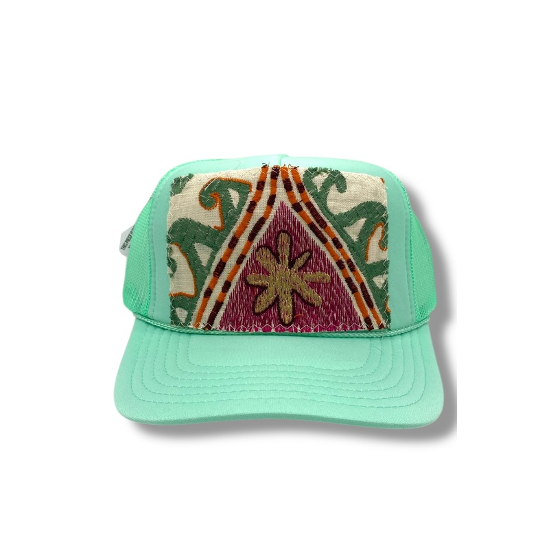 Kilim Trucker Hat – Seafoam 31