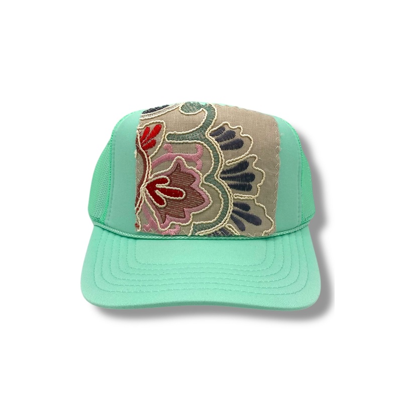 Kilim Trucker Hat – Seafoam 49