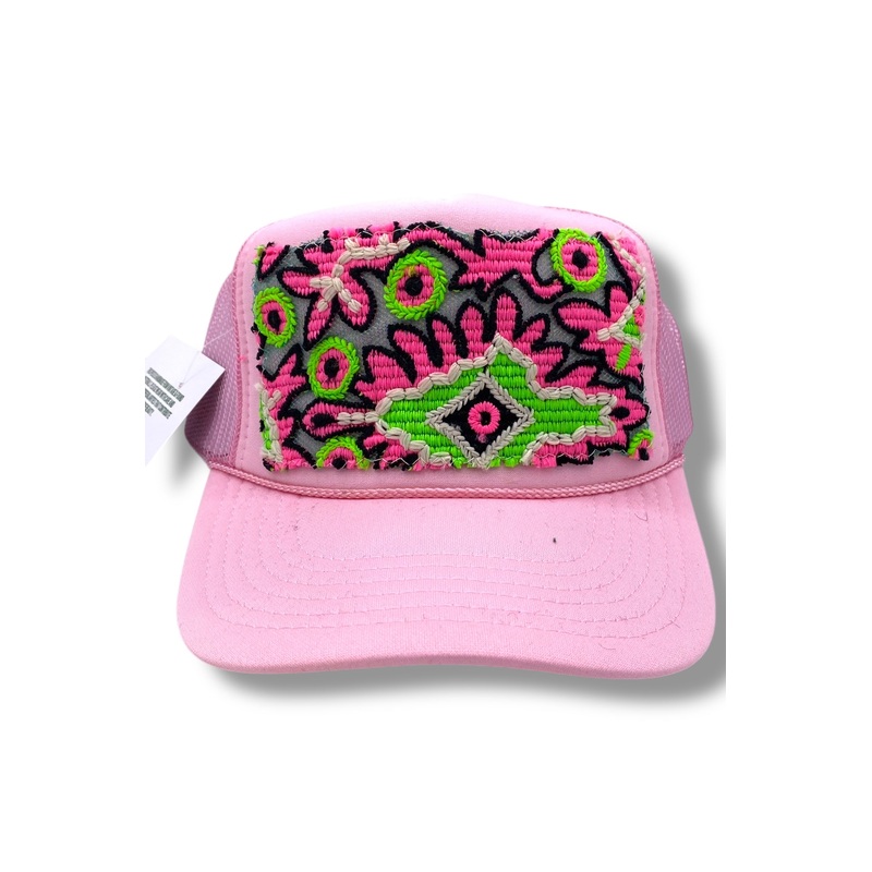Kilim Trucker Hat – Baby Pink 35